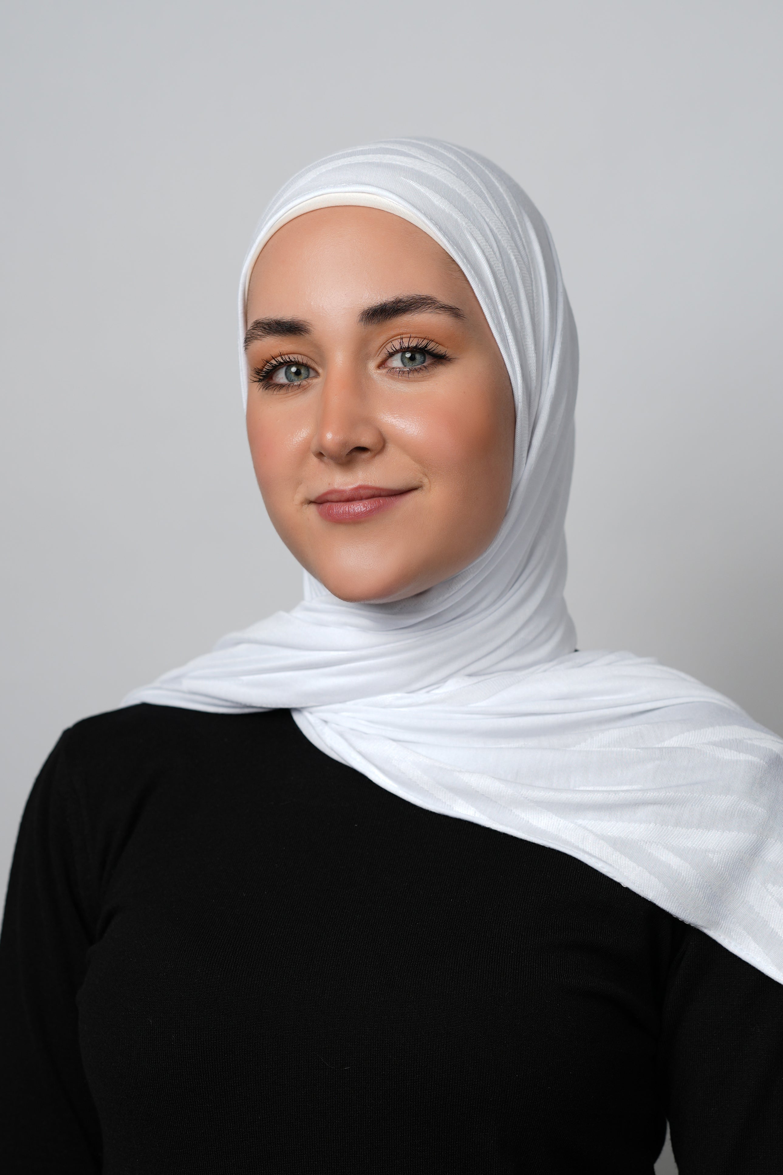 Pattern Cotton Hijab  Voile