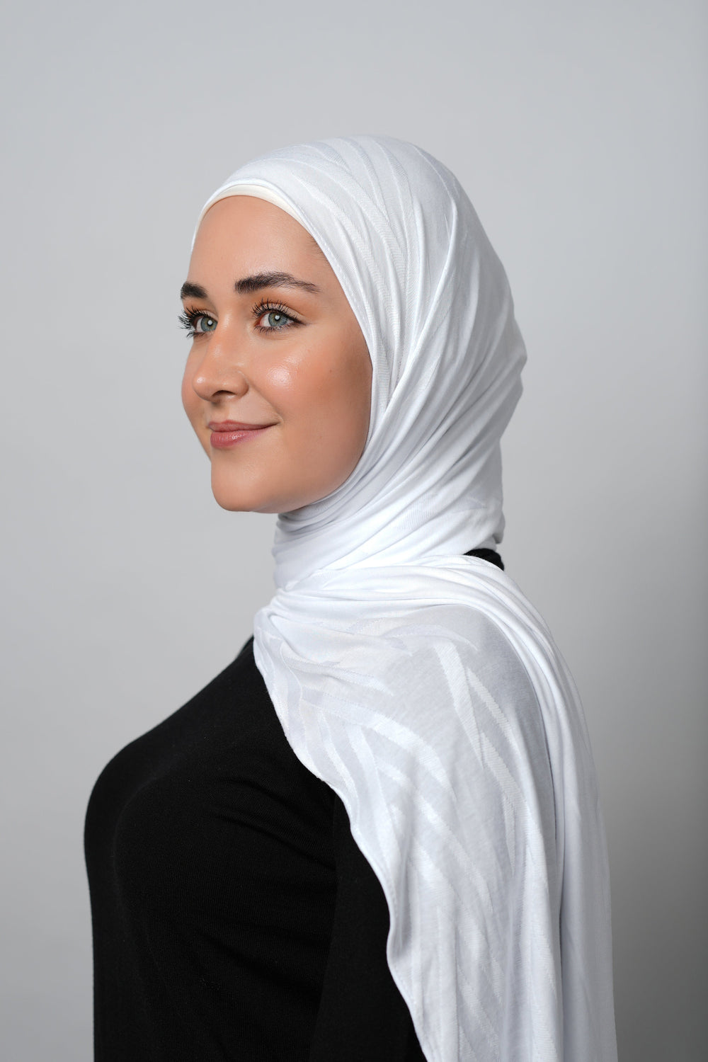 Pattern Cotton Hijab  Voile