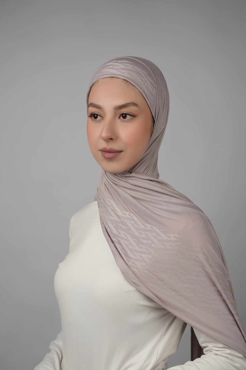 Pattern Cotton Hijab  Voile