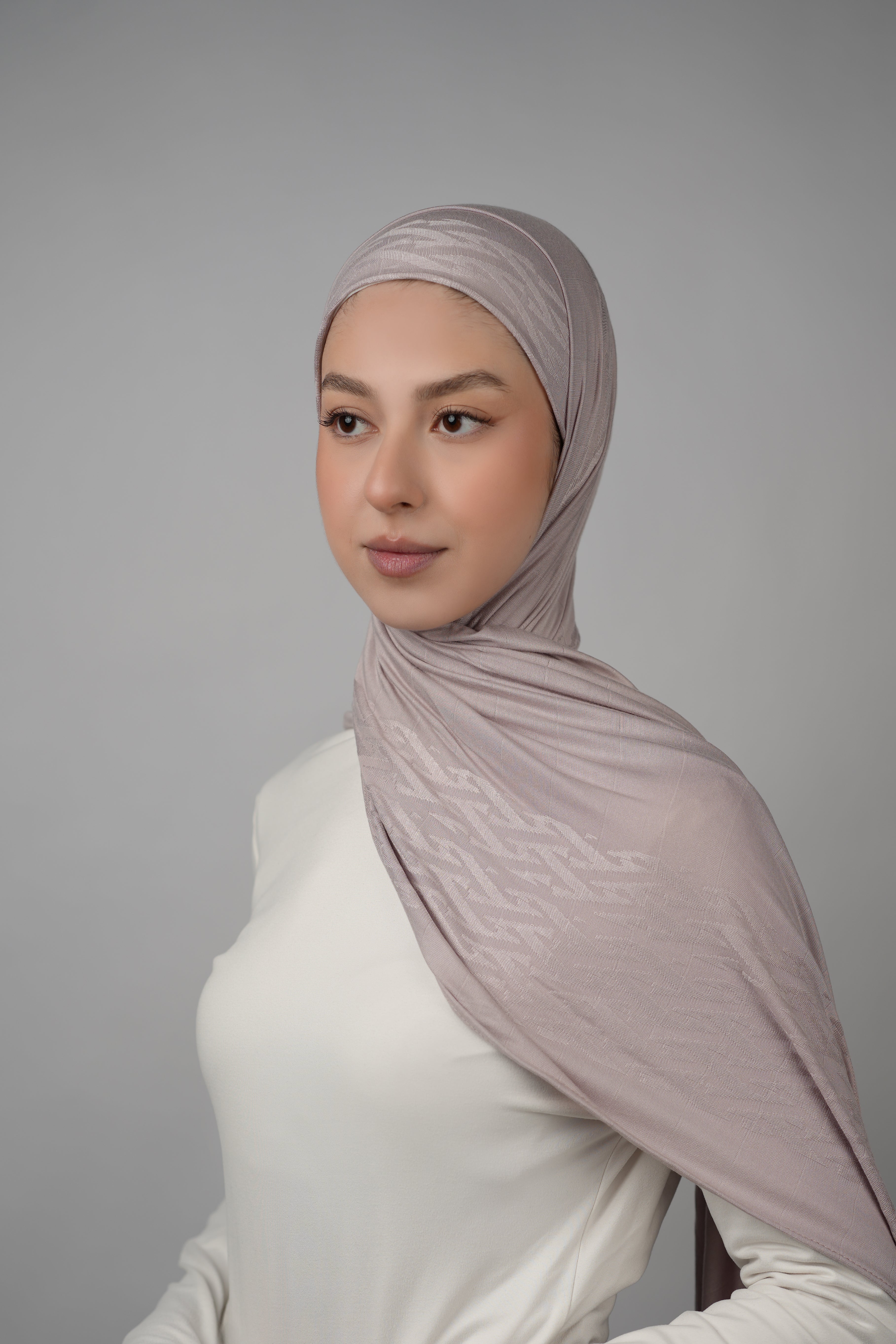 Pattern Cotton Hijab  Voile