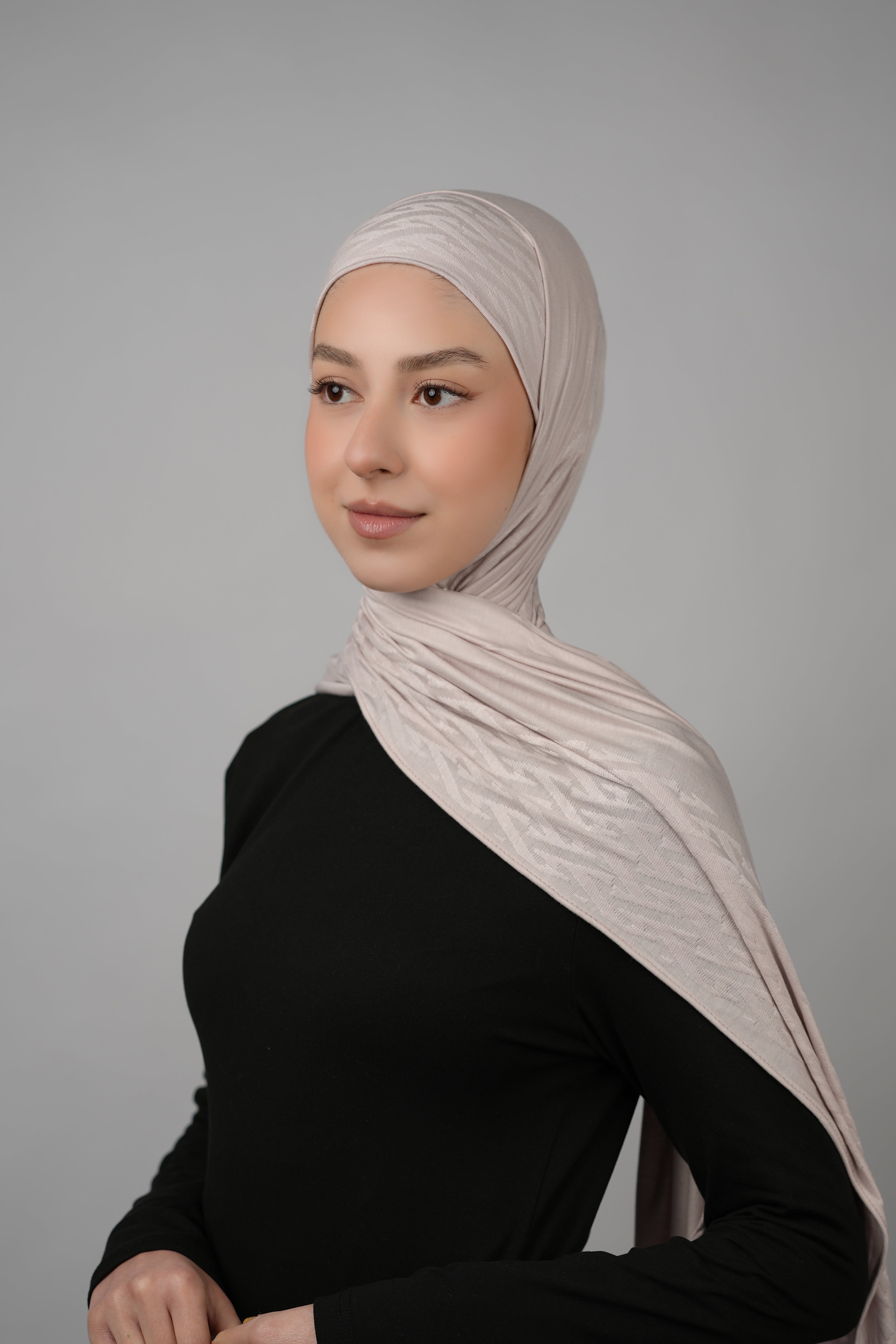 Pattern Cotton Hijab  Voile