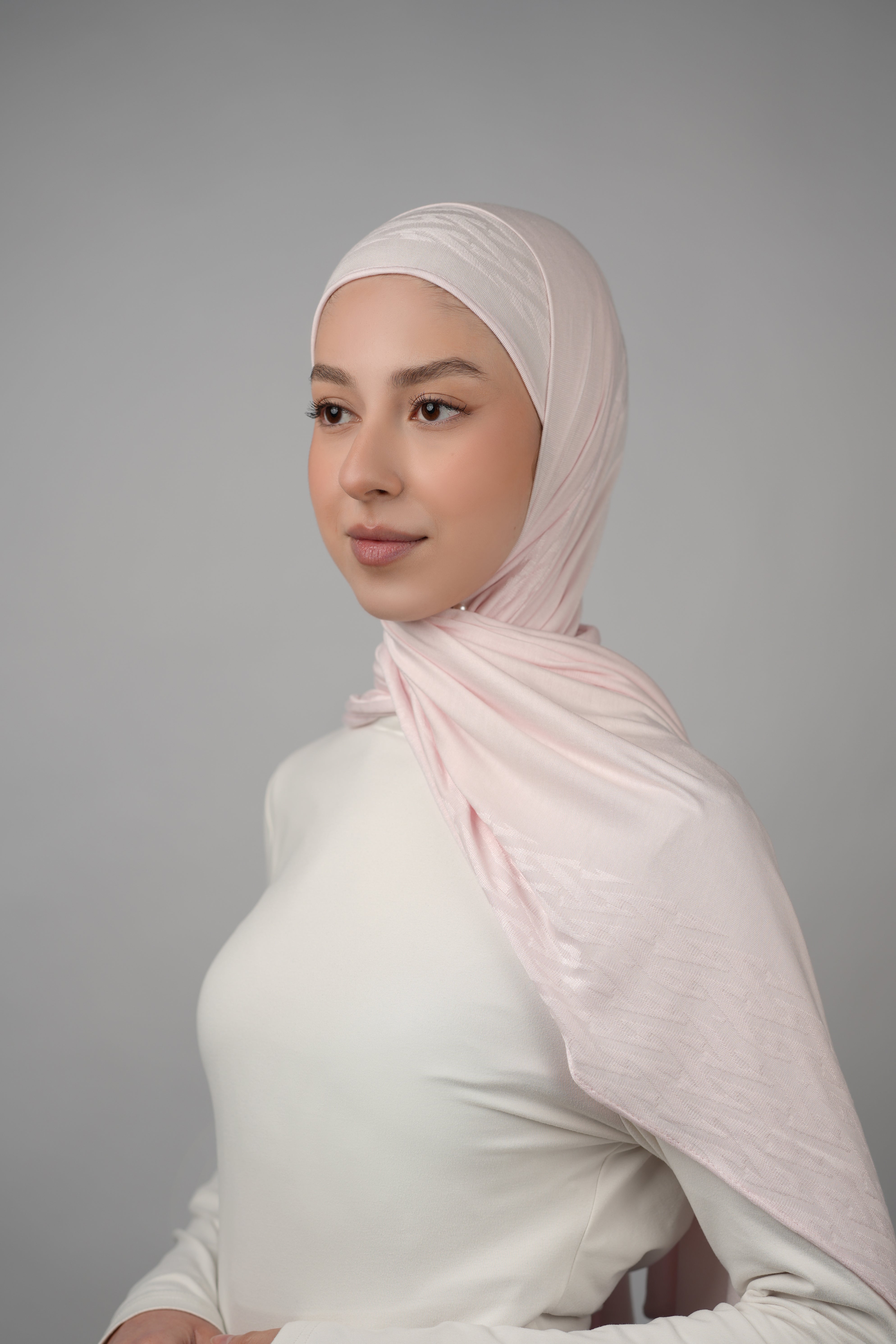 Pattern Cotton Hijab  Voile