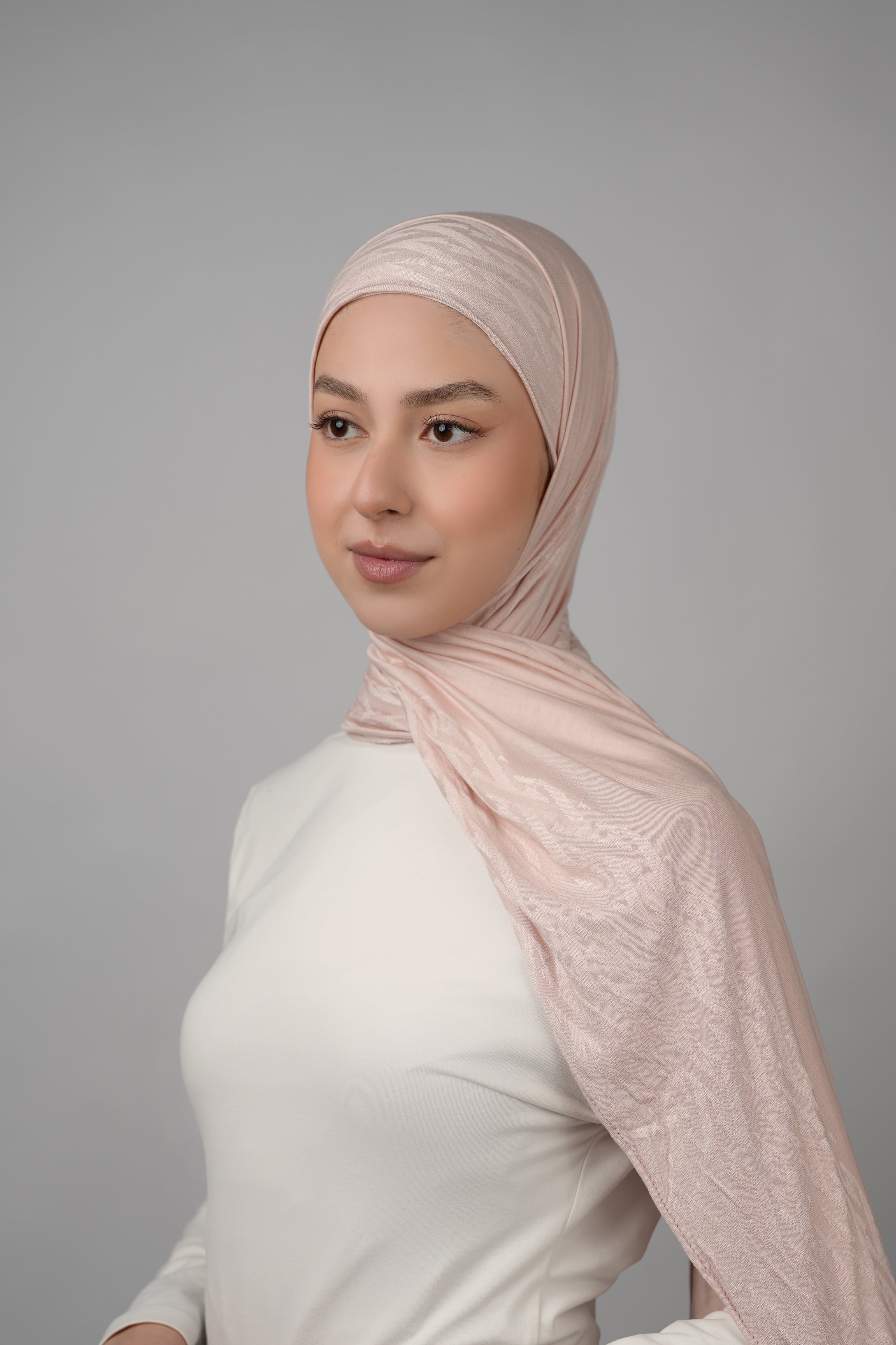 Pattern Cotton Hijab  Voile