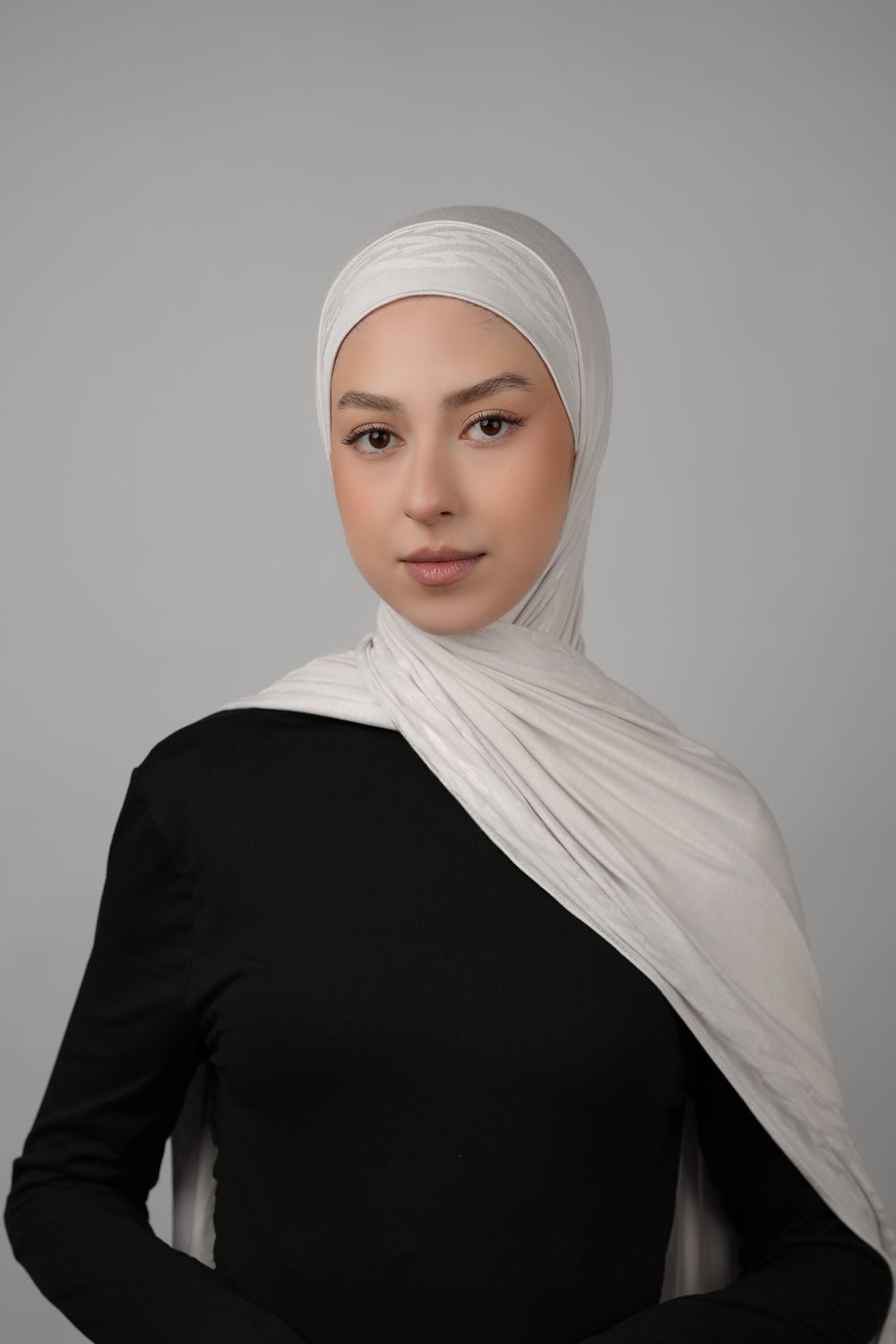 Pattern Cotton Hijab  Voile