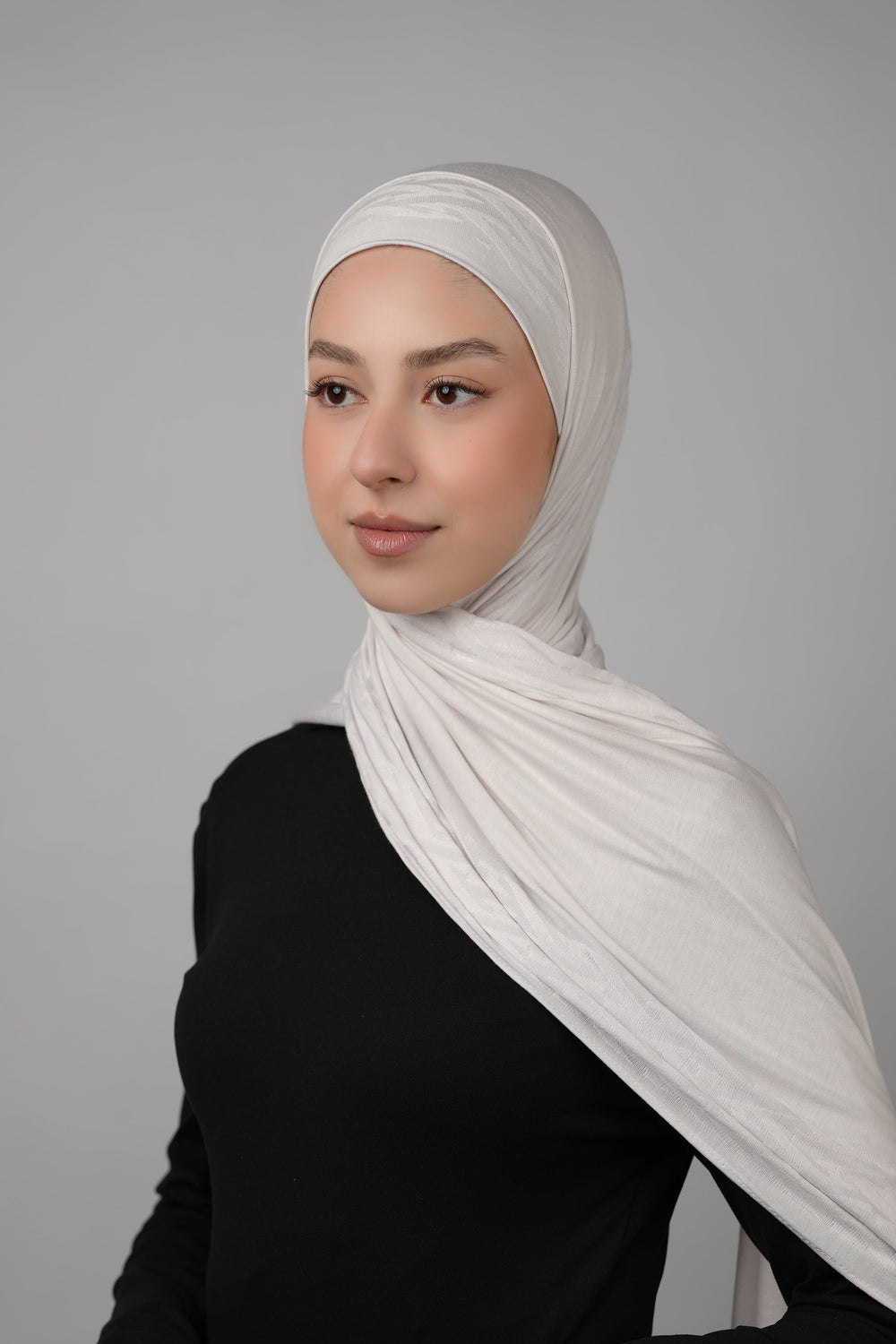 Pattern Cotton Hijab  Voile