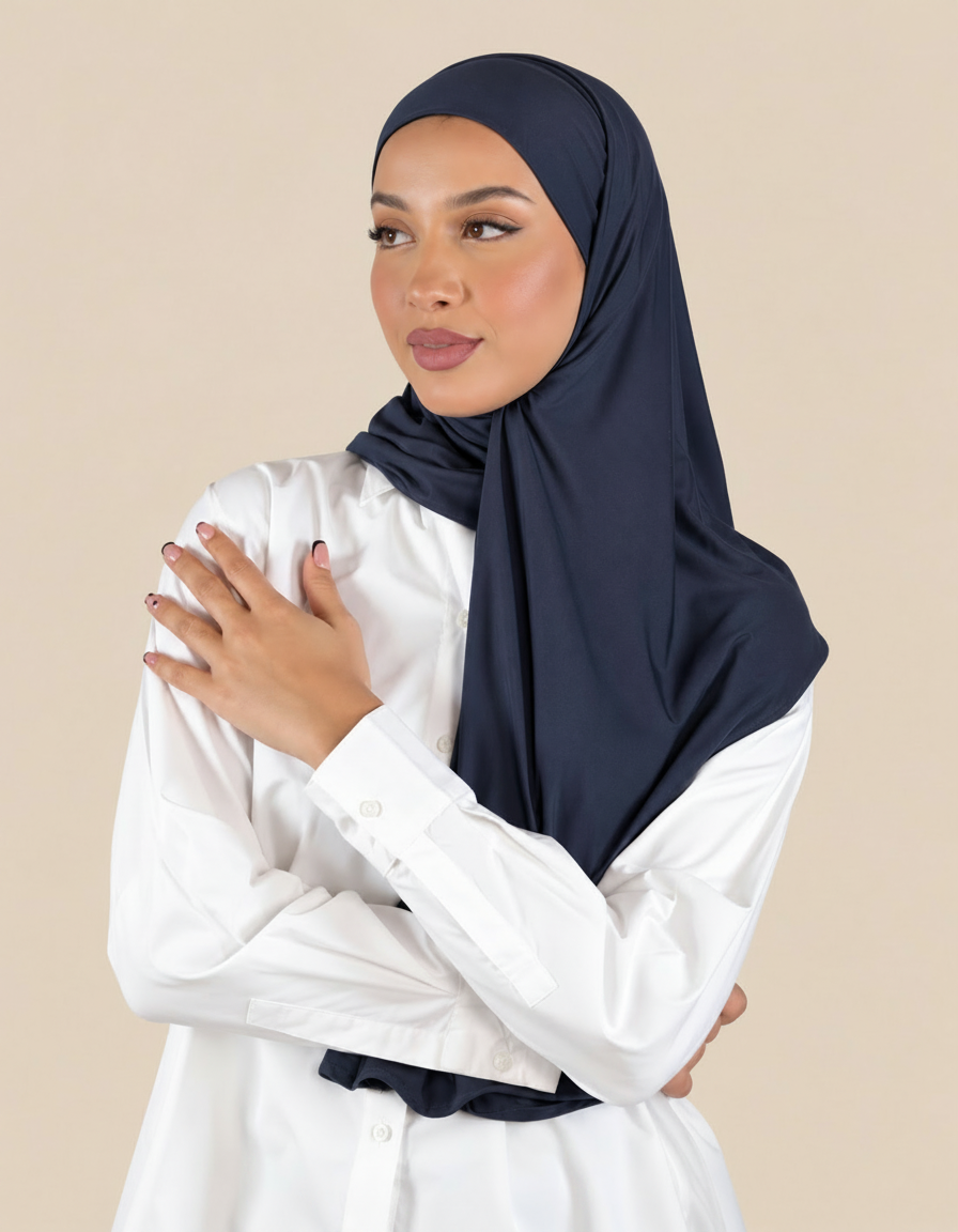 Lycra Instant Hijab  Voile