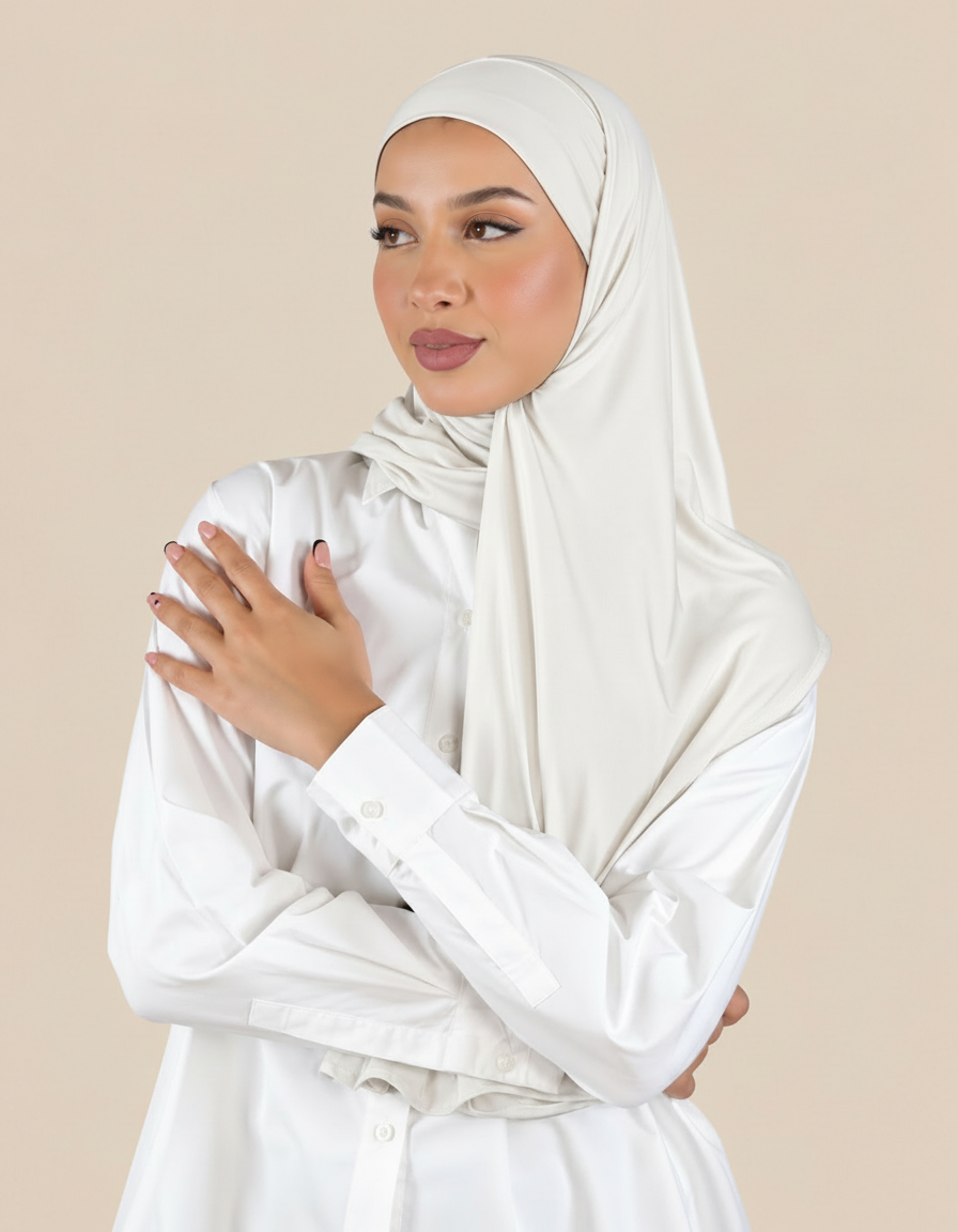 Lycra Instant Hijab  Voile