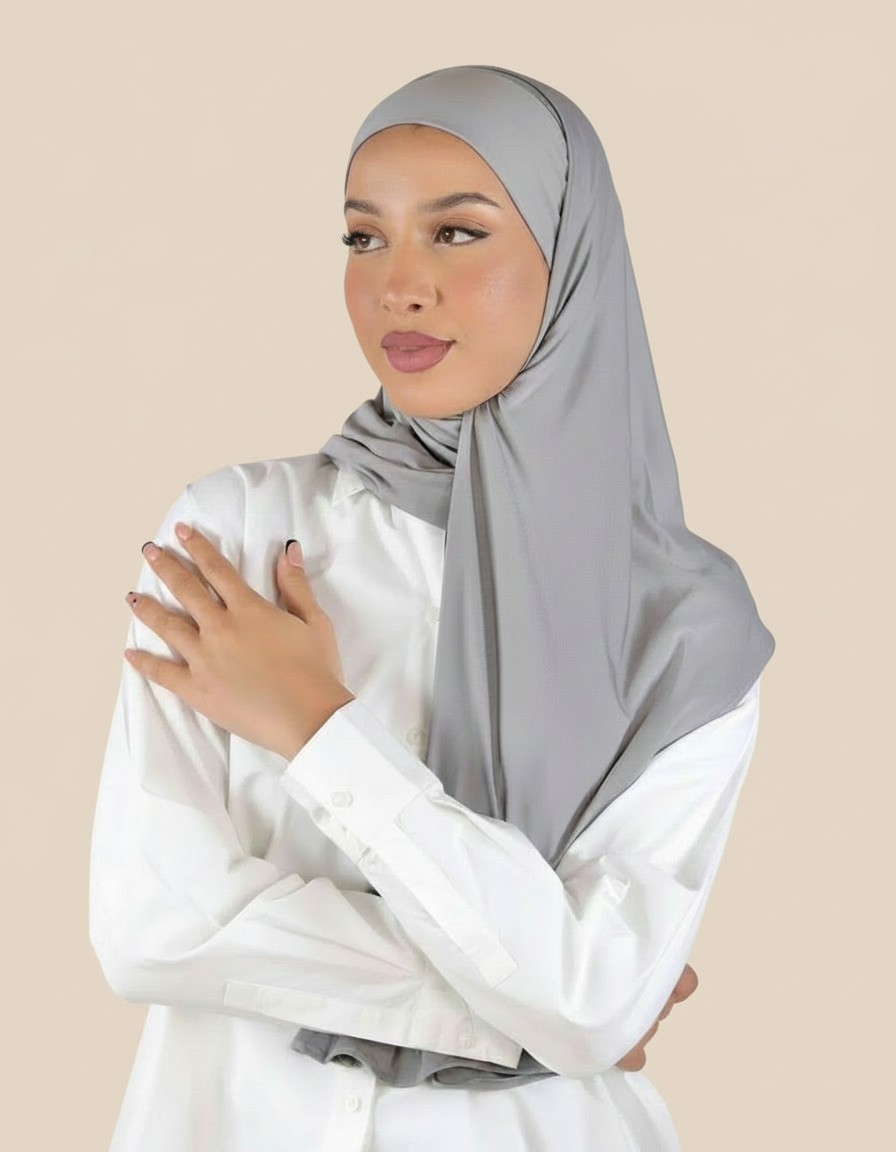 Lycra Instant Hijab  Voile