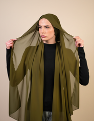 Instant Chiffon Hijab with Underscarf  Voile