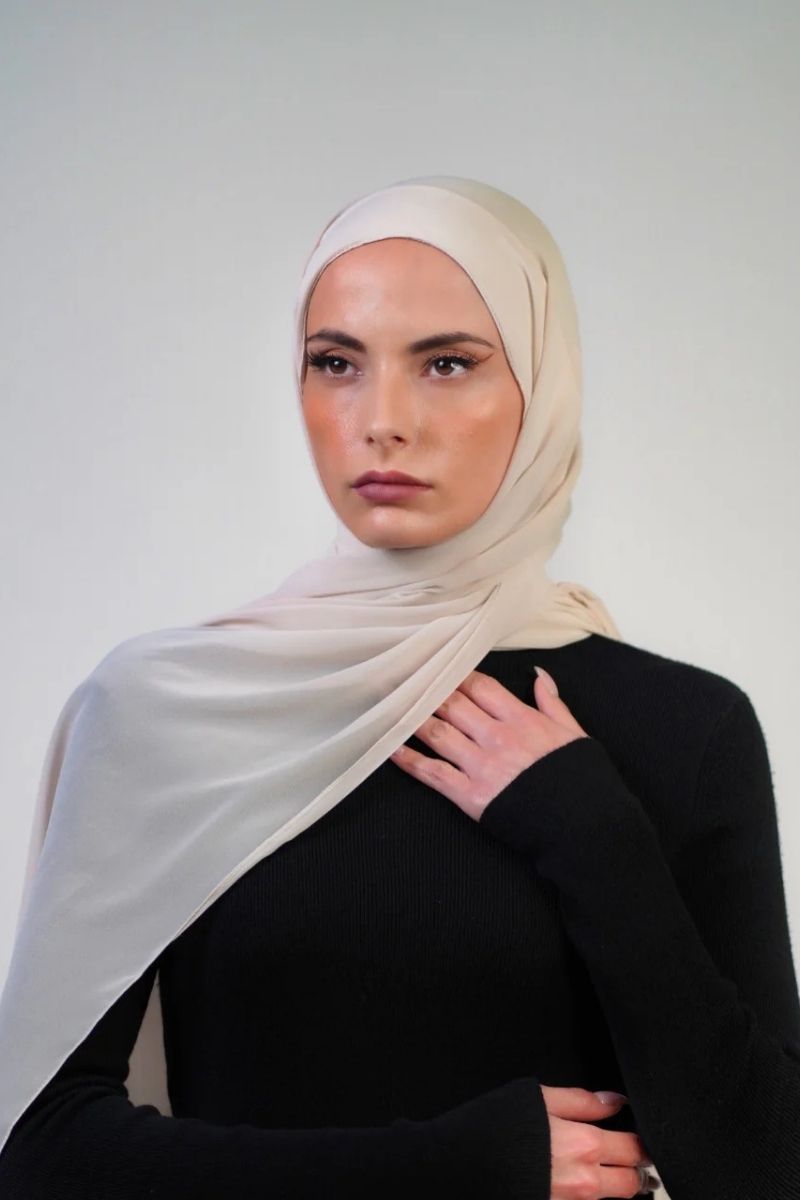 Plain Chiffon Instant Hijab  Voile