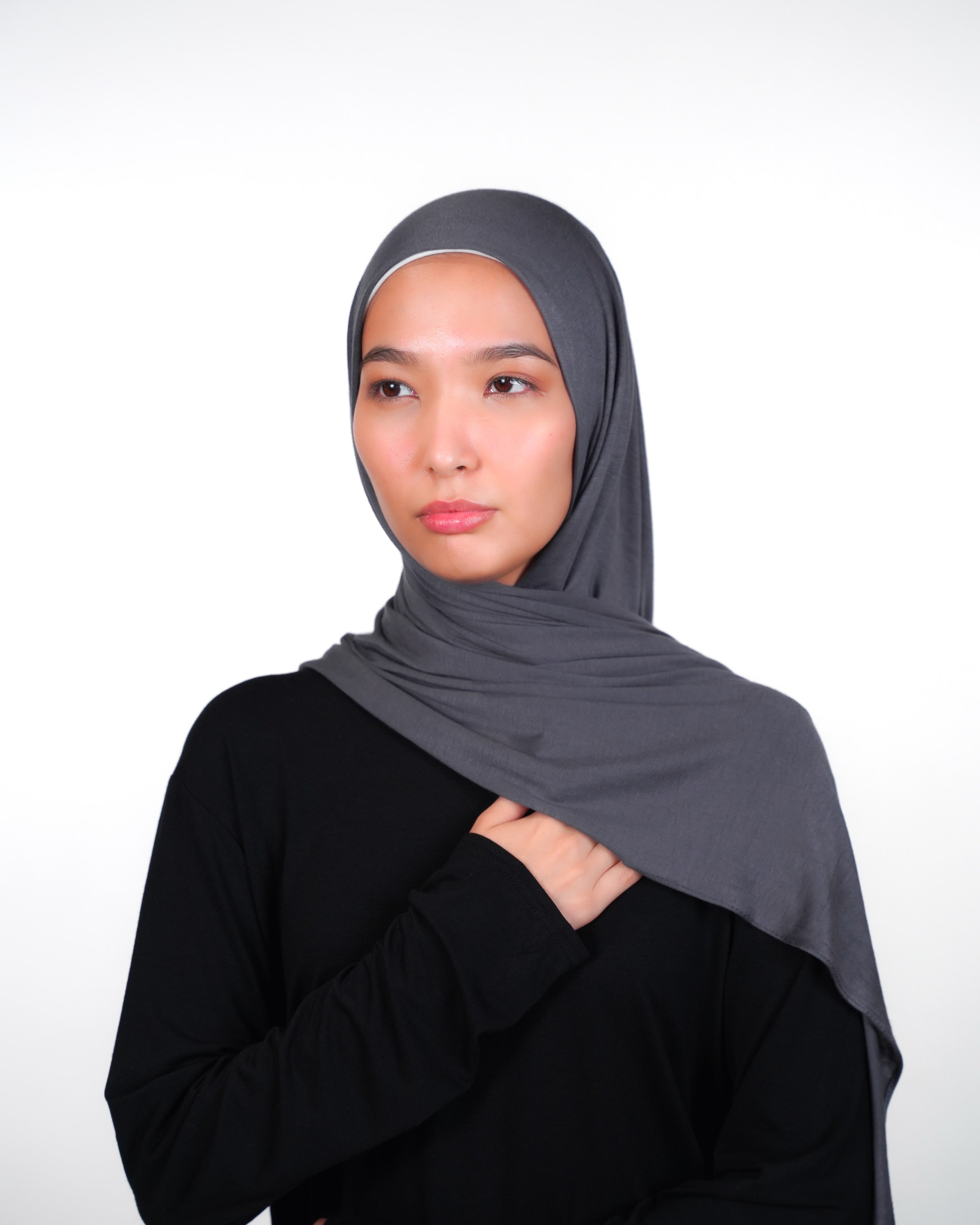 Cotton Double Stretch Instant Hijab