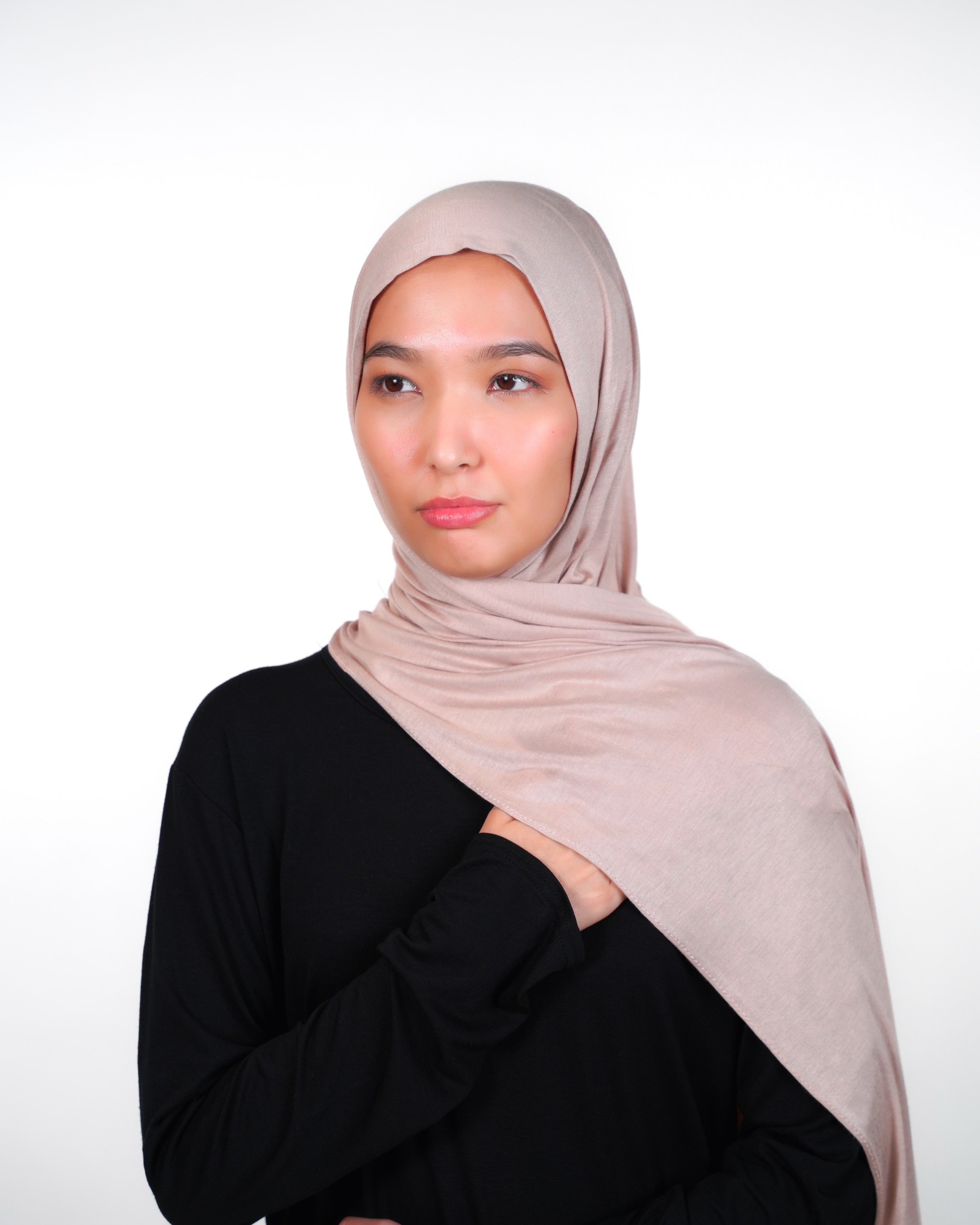 Cotton Double Stretch Instant Hijab