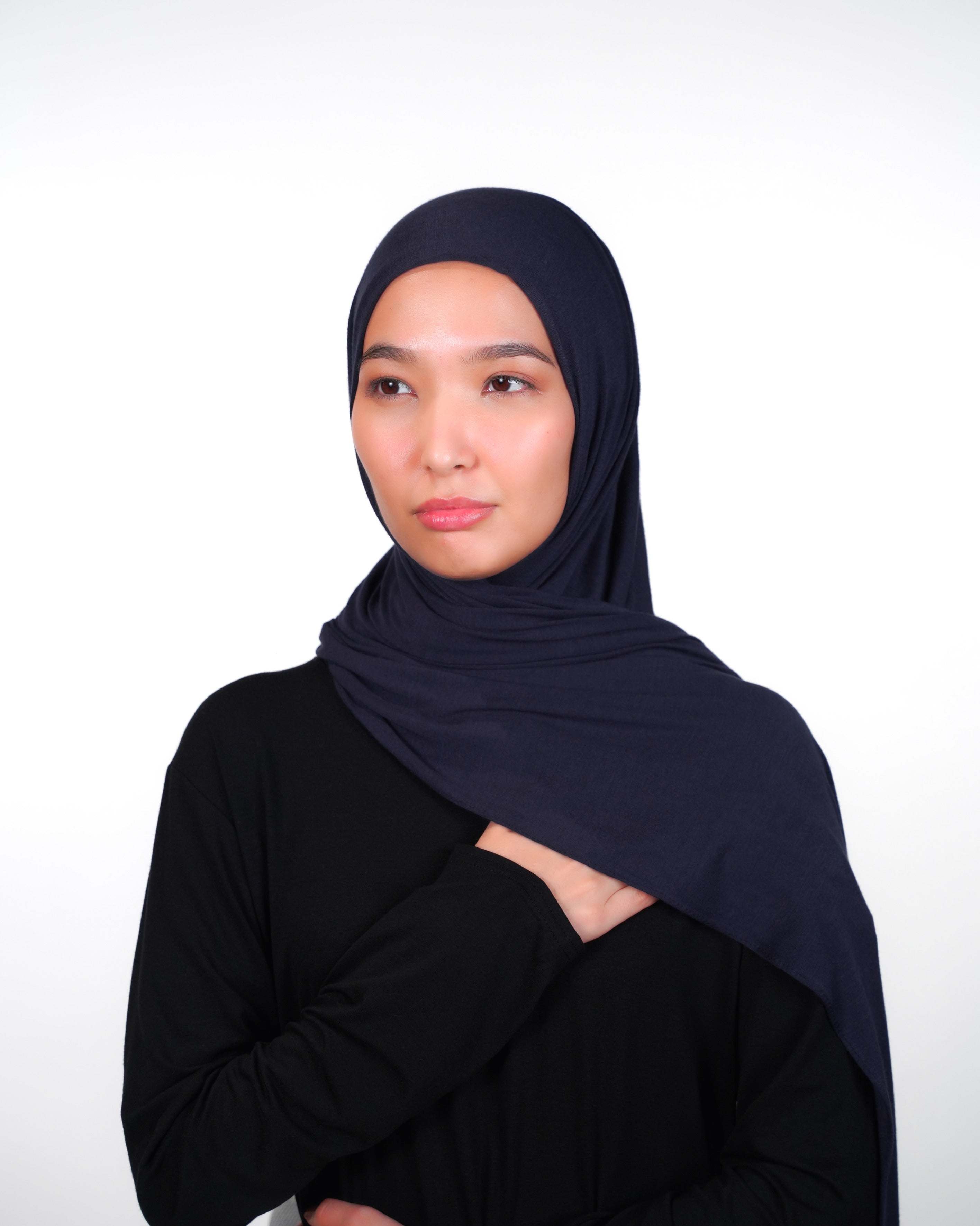 Cotton Double Stretch Instant Hijab