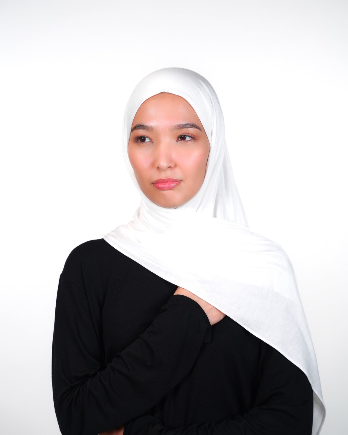 Cotton Double Stretch Instant Hijab