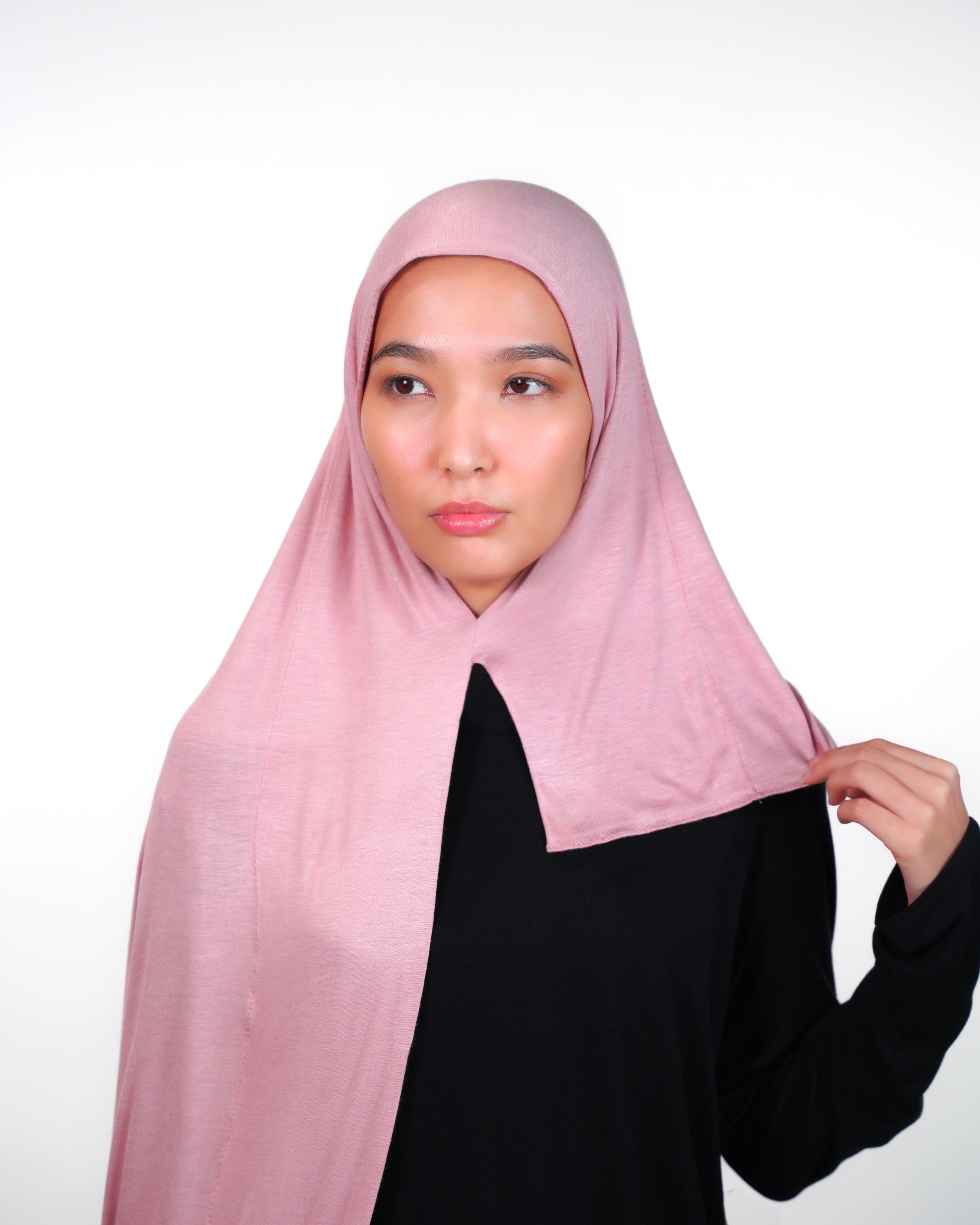 Cotton Double Stretch Instant Hijab