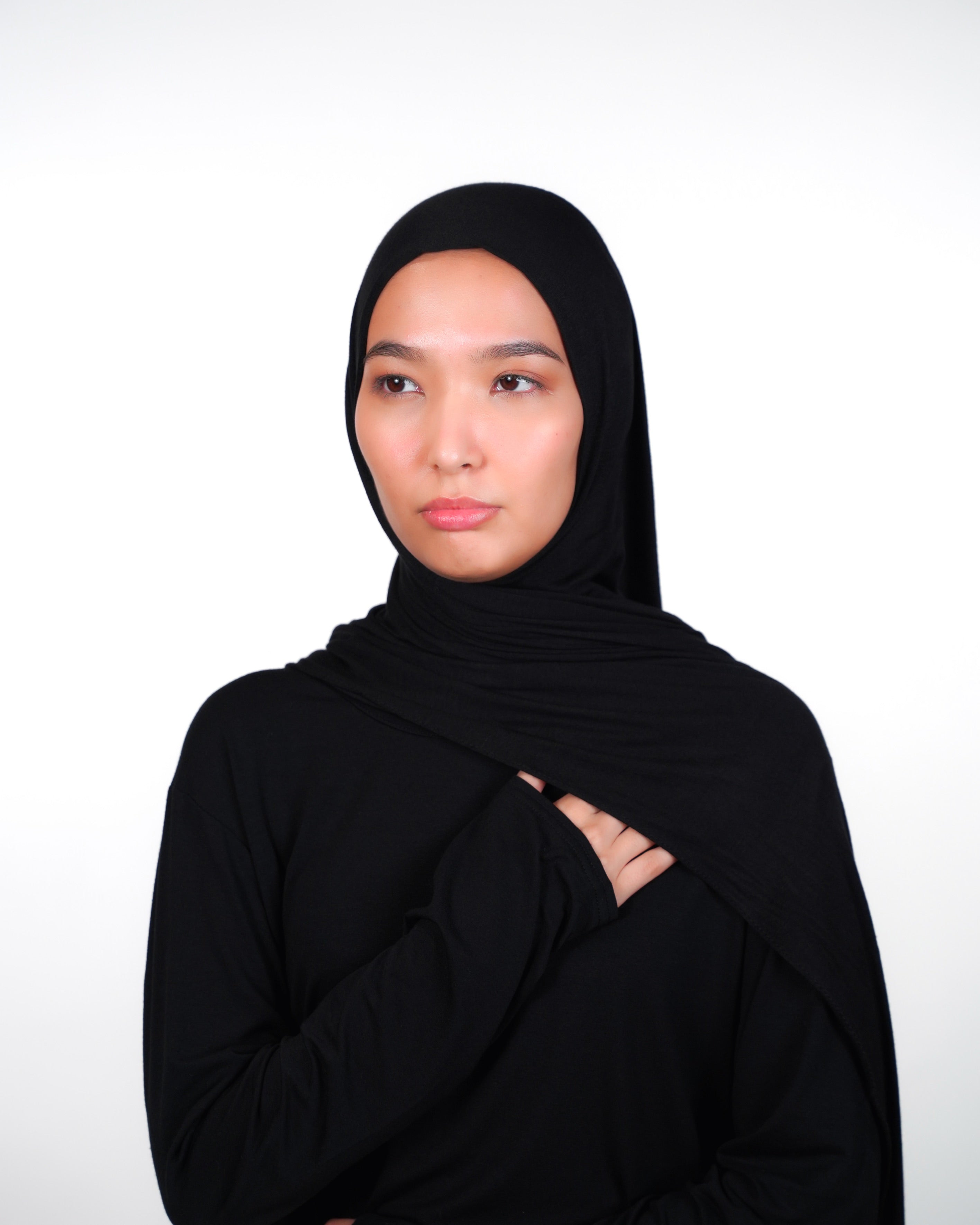 Cotton Double Stretch Instant Hijab