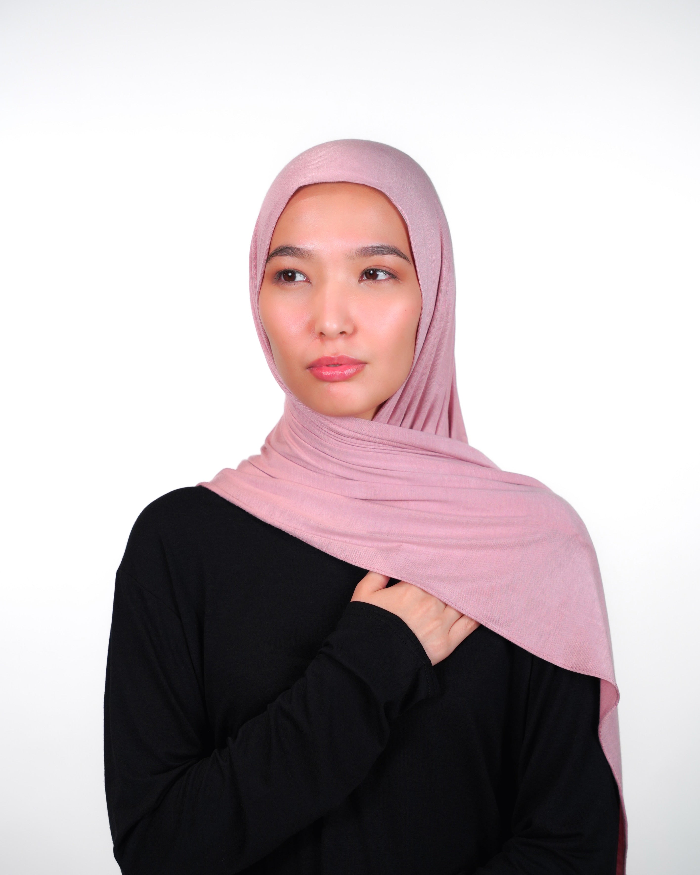 Cotton Double Stretch Instant Hijab