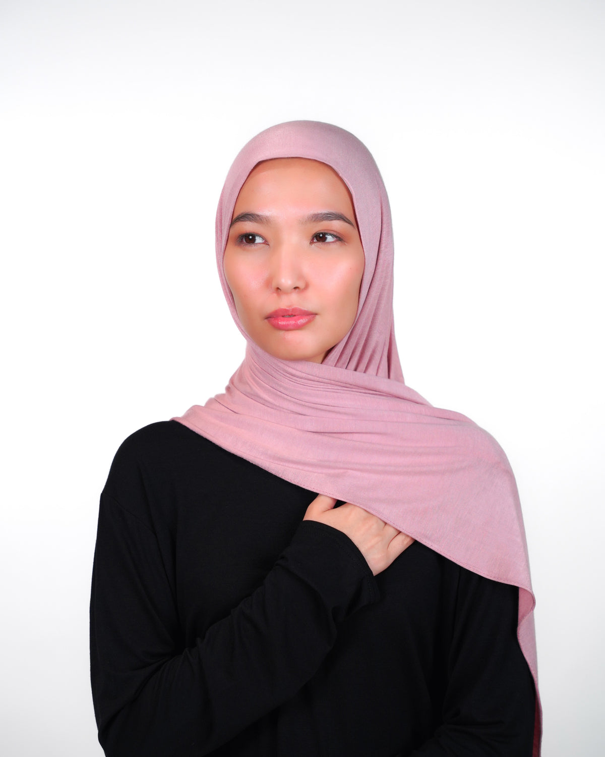 Cotton Double Stretch Instant Hijab