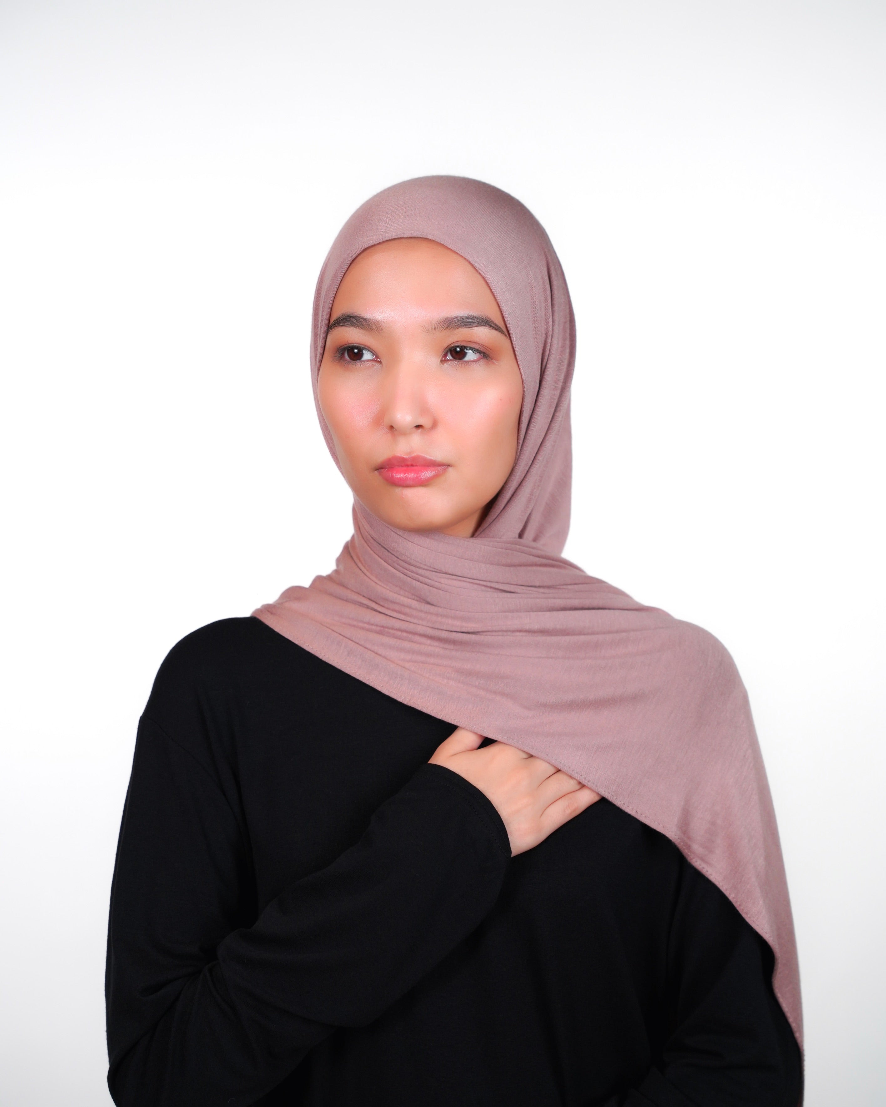 Cotton Double Stretch Instant Hijab