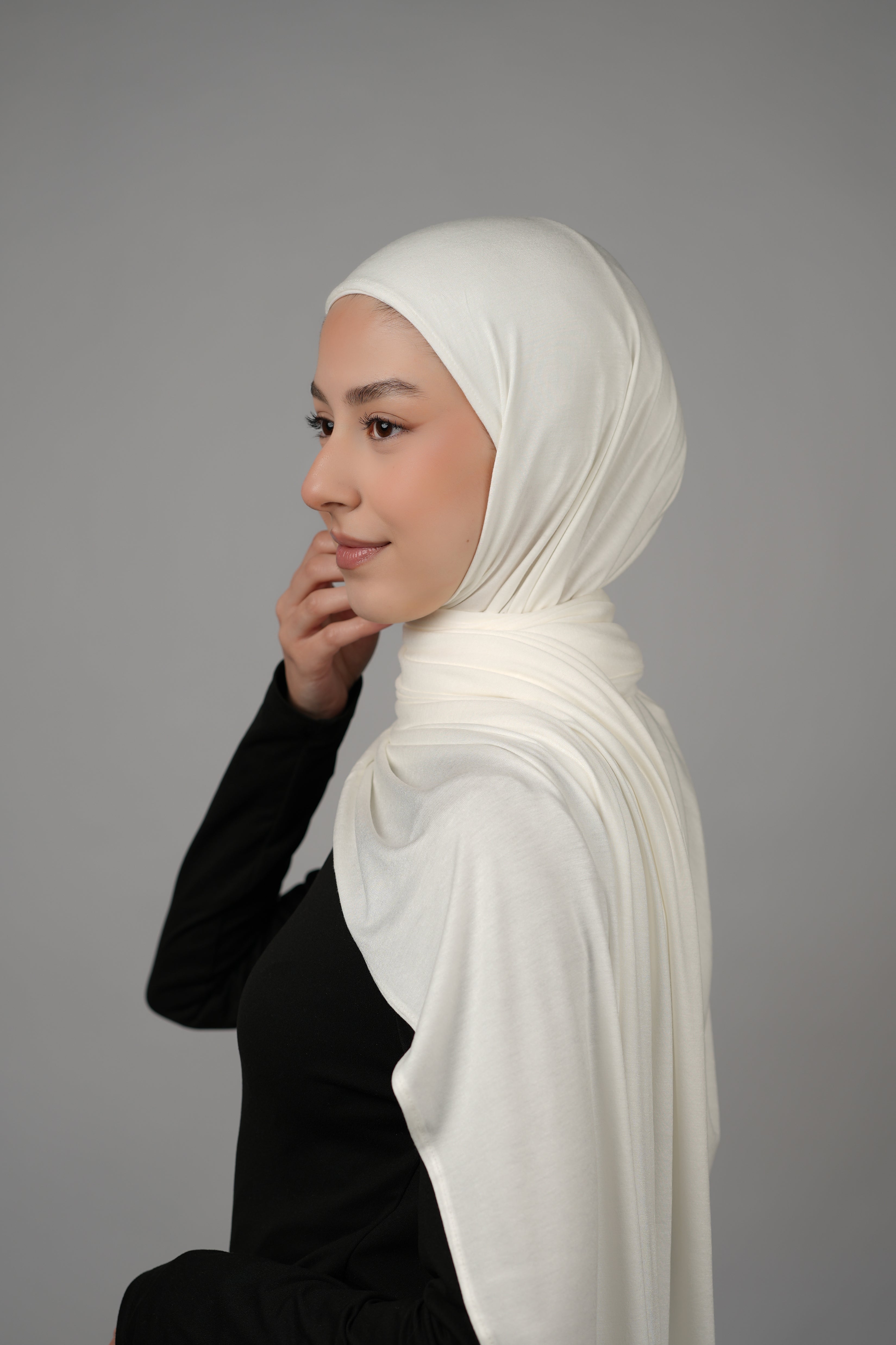 Cotton Instant Hijab  Voile