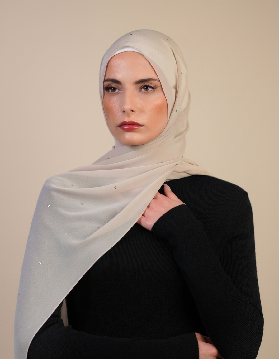 Chiffon With Stones  Voile