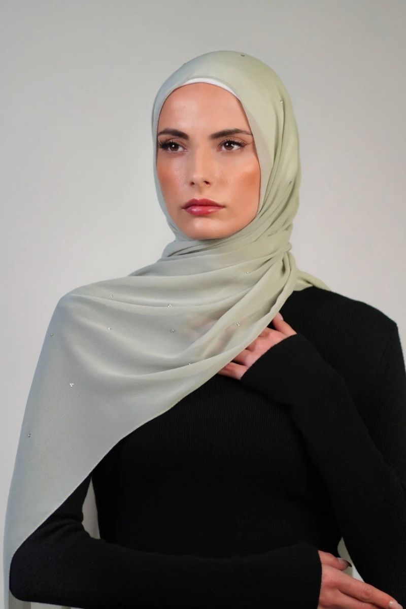 Chiffon With Stones  Voile