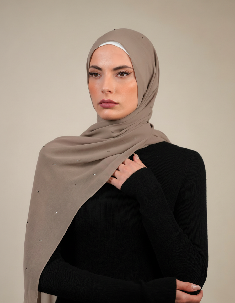 Chiffon With Stones  Voile