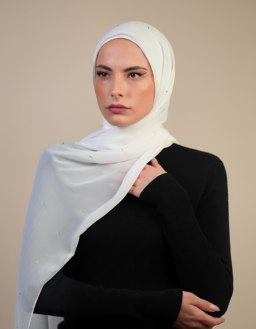 Chiffon With Stones  Voile