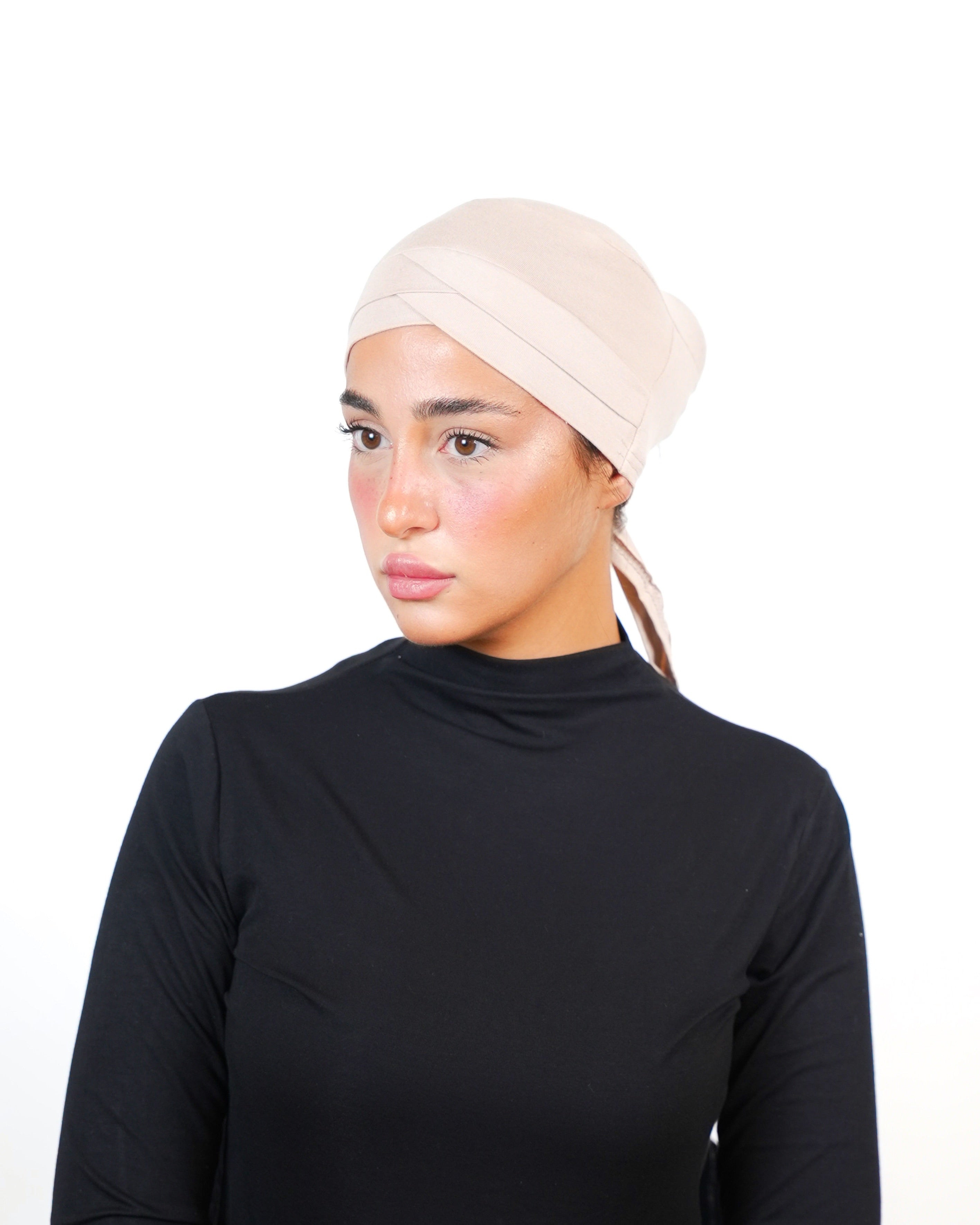 Double Crossed Bonnet  Voile