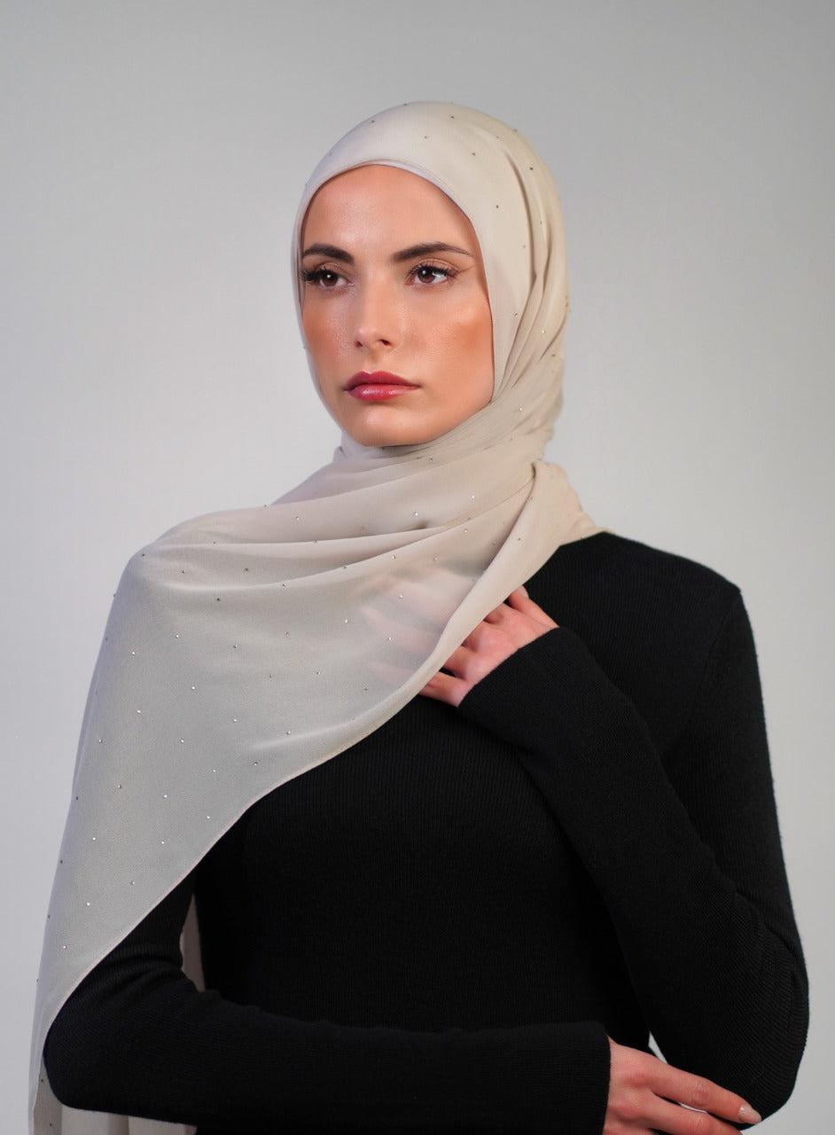 Crepe With Stones - Voile Fashion