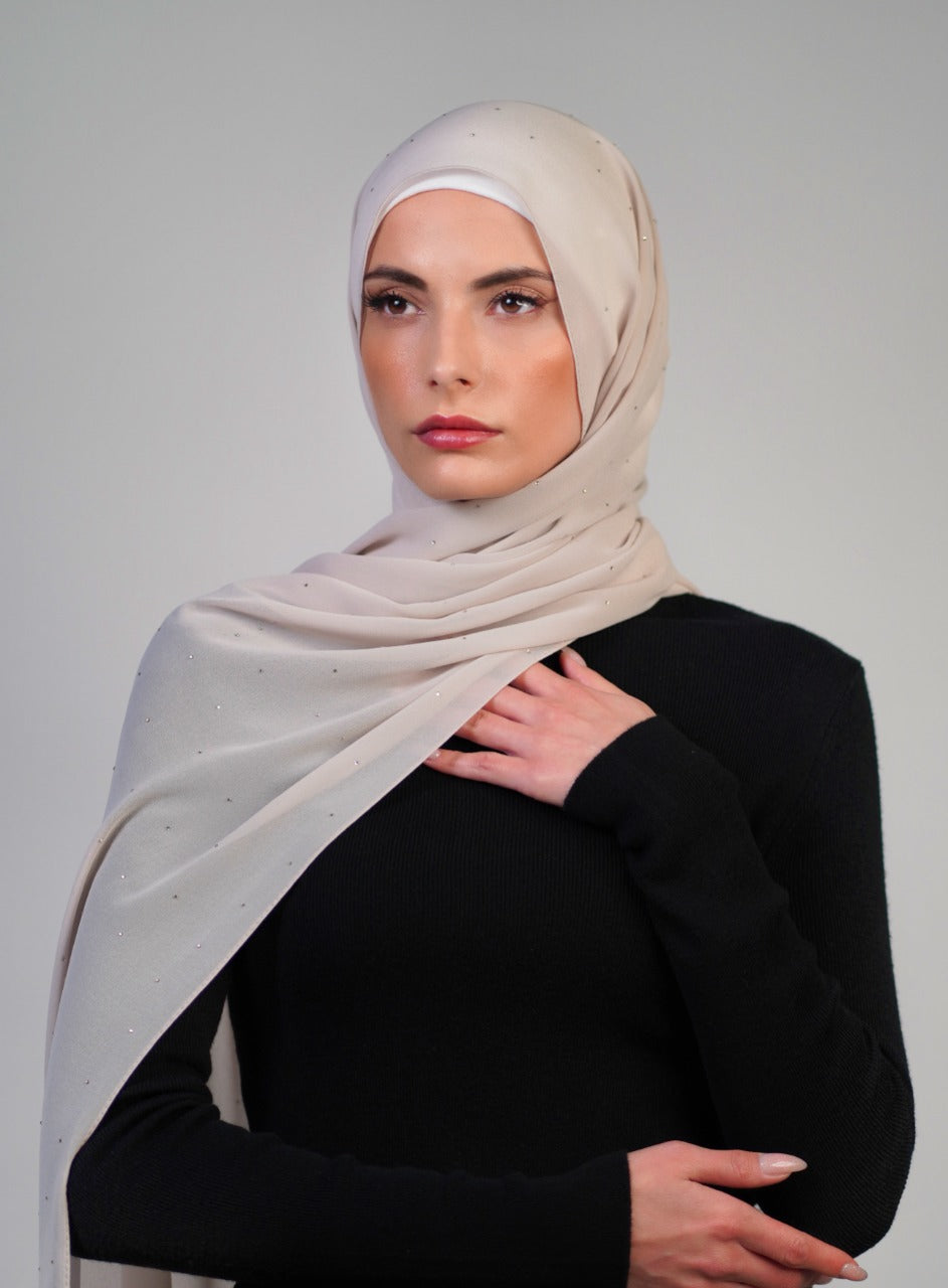 Crepe With Stones - Voile Fashion