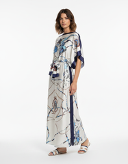 Dress with Scarf  Voile