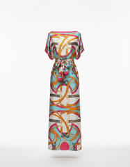 Dress with Scarf  Voile