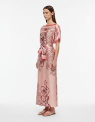 Dress with Scarf  Voile