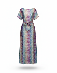 Dress with Scarf  Voile