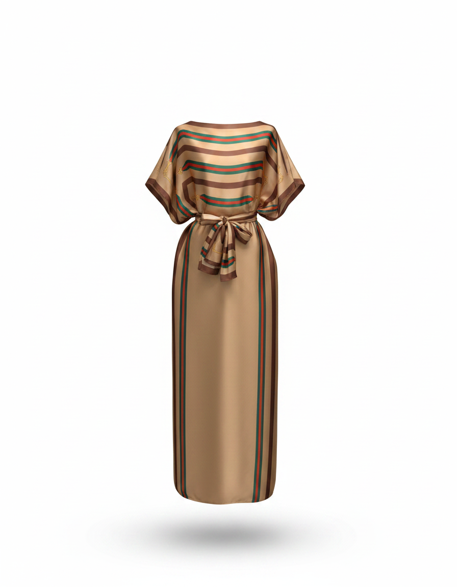 Dress with Scarf