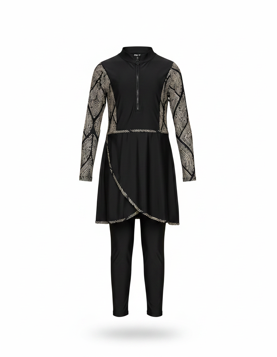 Agnes Maxi Burkini – Long Sleeve  Voile