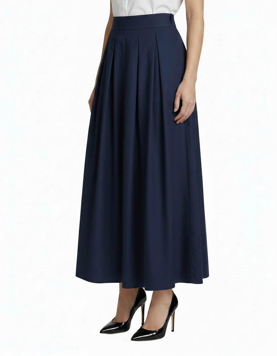 Odette Cotton Maxi Skirt  Voile