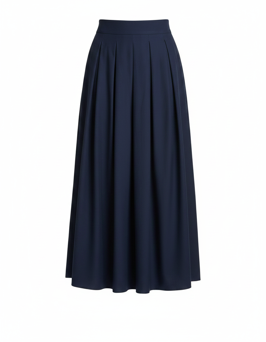 Odette Cotton Maxi Skirt  Voile