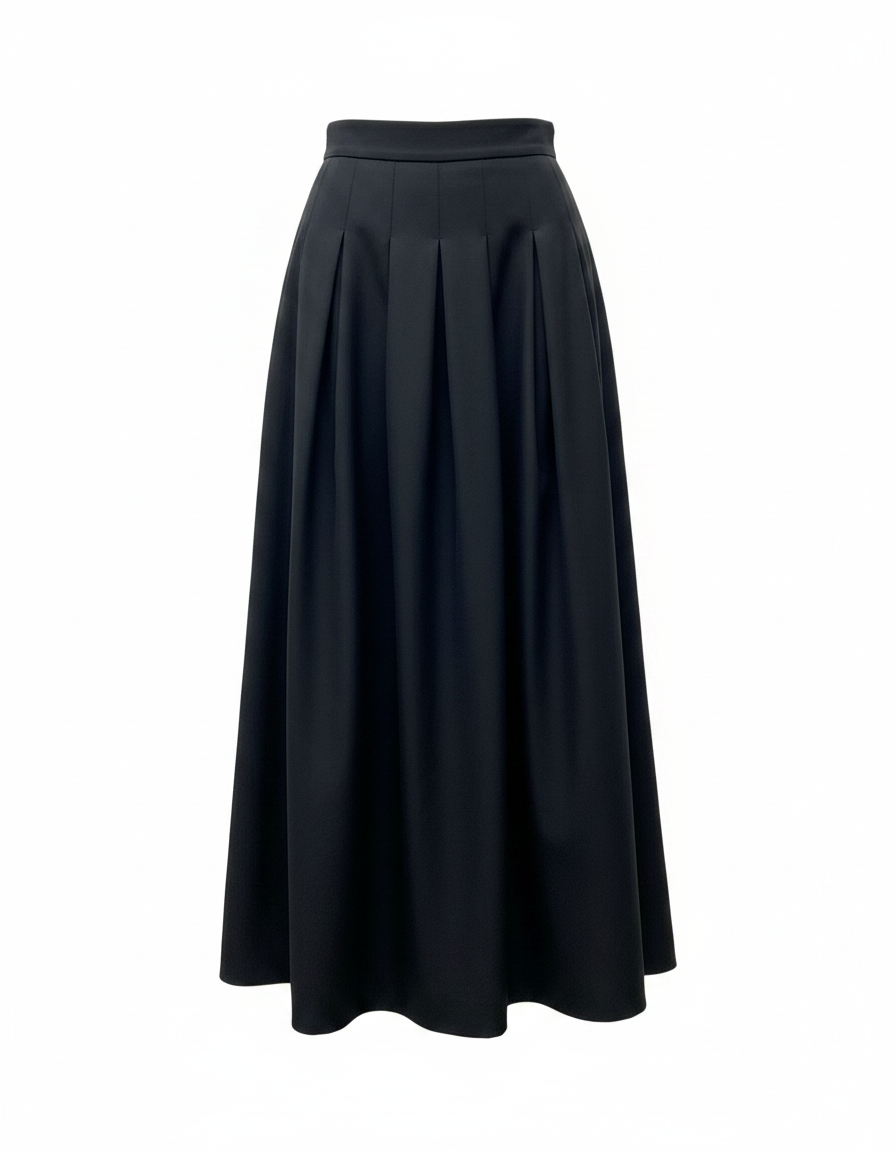Odette Cotton Maxi Skirt  Voile