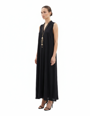 Delphine Everyday Maxi Dress – Relaxed Fit V-Neck  Voile