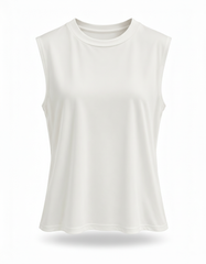 Daniele Cotton Inner Top – Pull-On Sleeveless  Voile