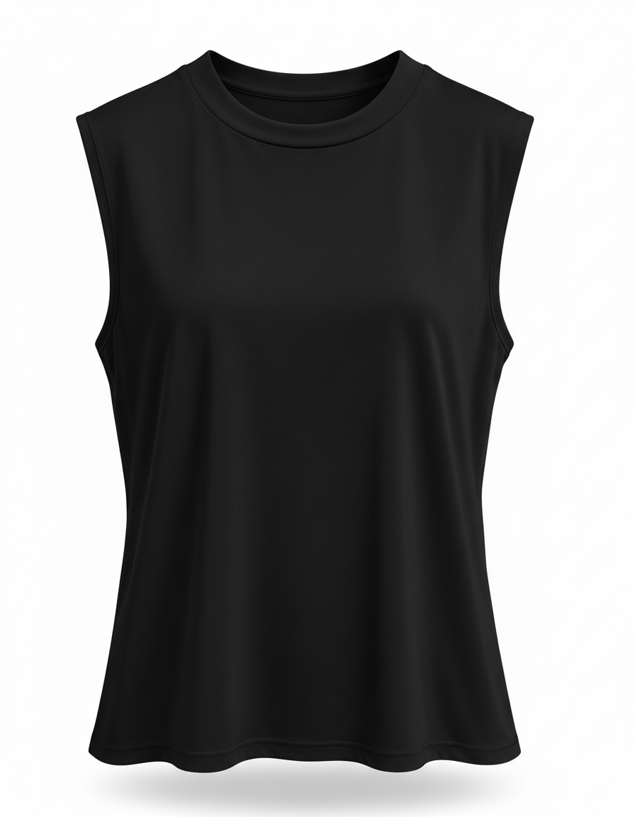 Daniele Cotton Inner Top – Pull-On Sleeveless  Voile