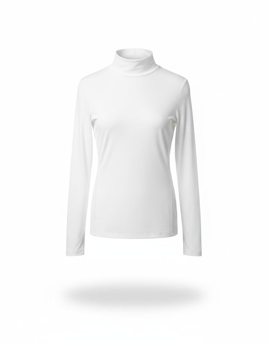Daphnee Cotton Inner Top – Pull-On Long Sleeve  Voile