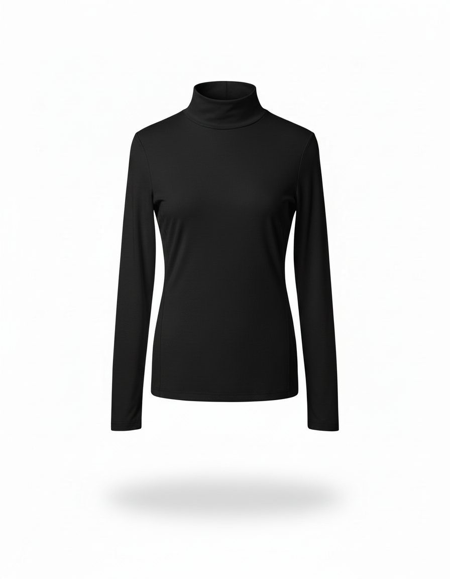 Daphnee Cotton Inner Top – Pull-On Long Sleeve  Voile