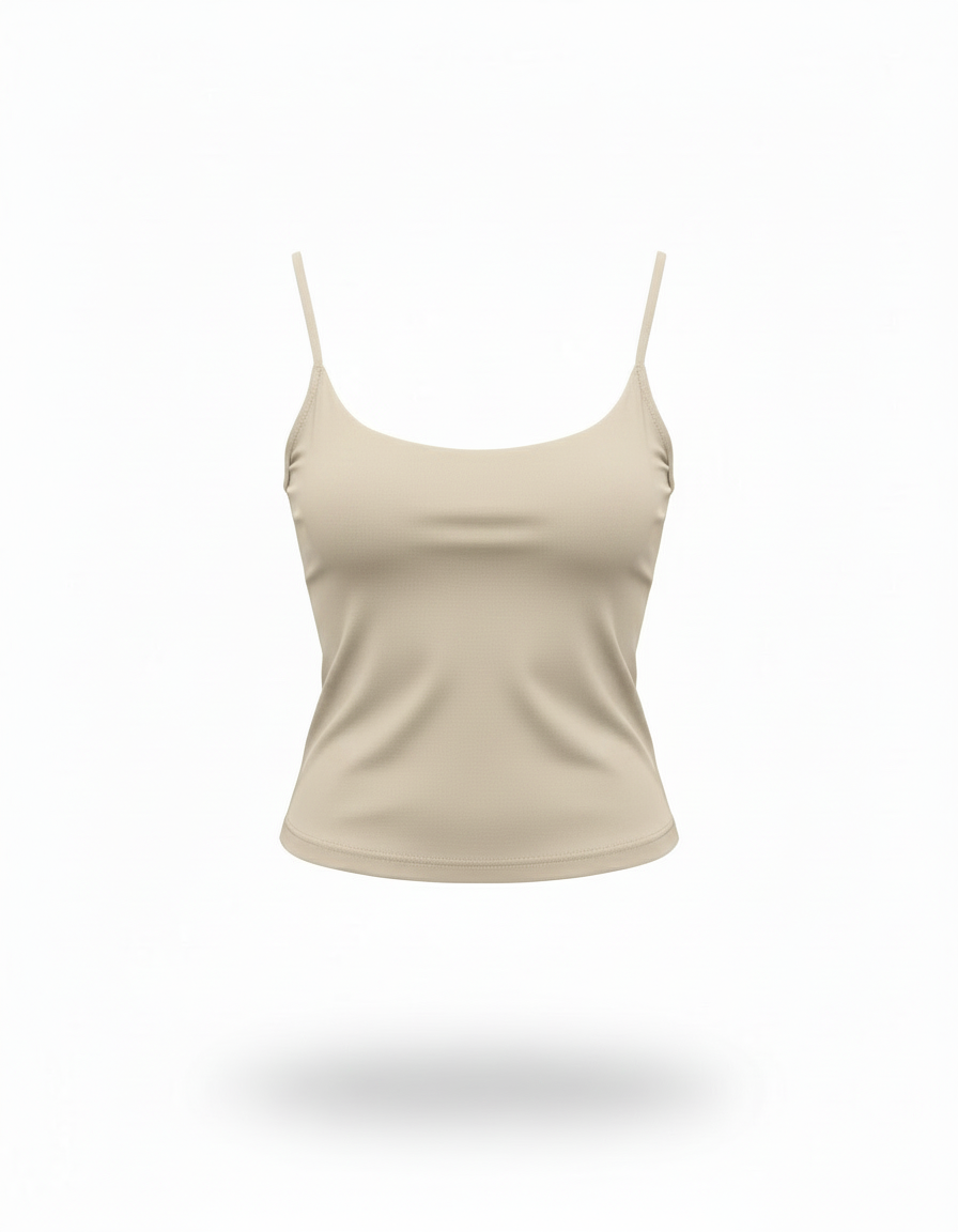 Delphie Cotton Inner Top – Pull-On Sleeveless  Voile