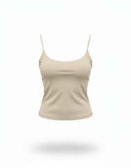 Delphie Cotton Inner Top – Pull-On Sleeveless  Voile