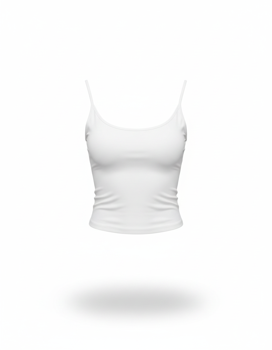 Delphie Cotton Inner Top – Pull-On Sleeveless  Voile