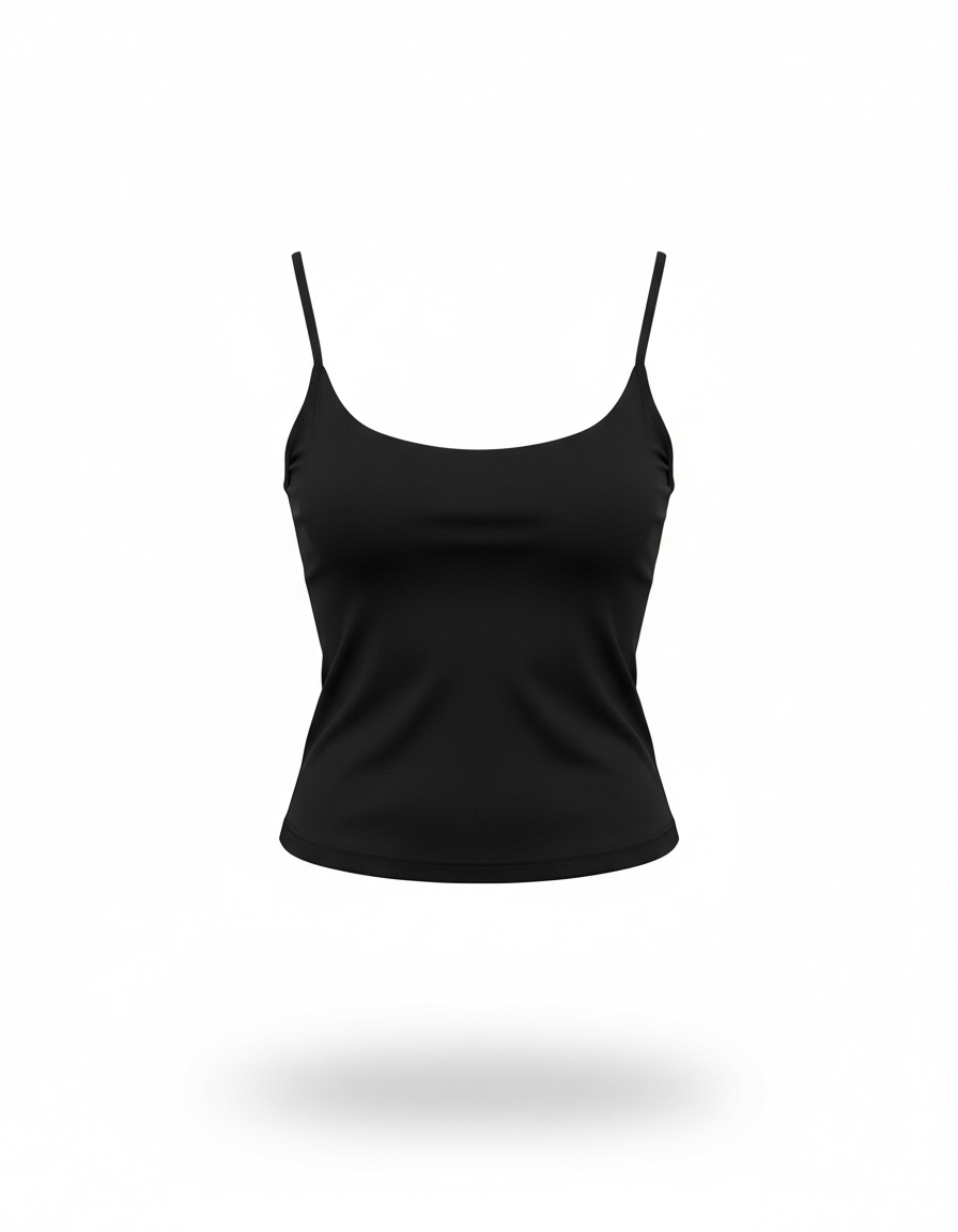 Delphie Cotton Inner Top – Pull-On Sleeveless  Voile