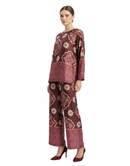 Salomee Tribal Co-ord Set – Pull-On Boat Neck